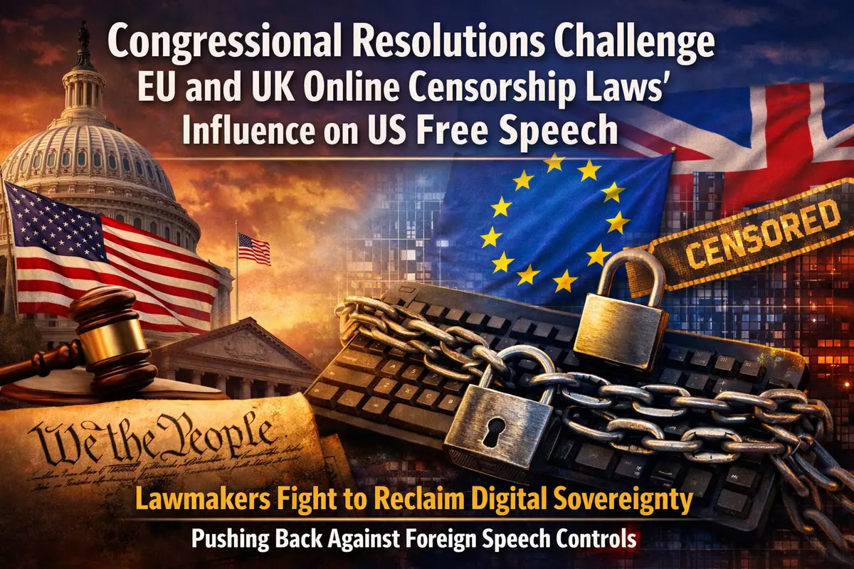 Congressional Resolutions Challenge EU and UK Online Censorship Laws' Influence on US Free Speech
